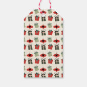 カスタムミッドセンチュリーメリークリスマス ギフトタグ (裏面)