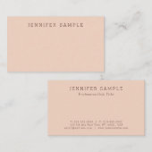 カスタムミニマエレガントリストのデザインテンプレート 名刺 (正面/裏面)