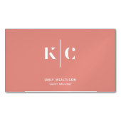 カスタムミニマシンプルリストモダン マグネット名刺 (正面)