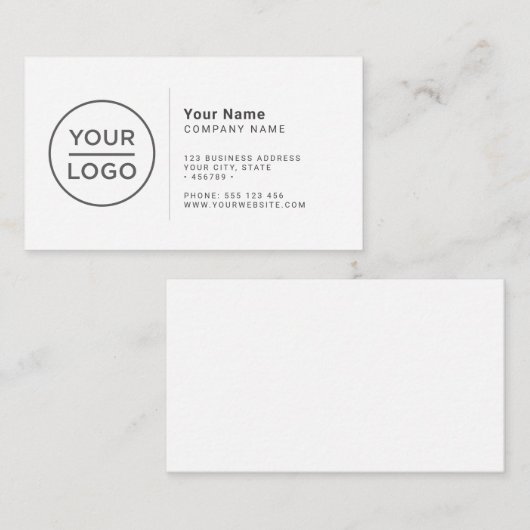 カスタムミニマシンプルリスト任意のカラー名刺 エンクロージャーカード (正面/裏面)