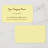 カスタムミニマシンプルリスト 名刺 (正面/裏面)