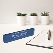 カスタムミニマパーソナライズされたリストモダンプロフェッショナル デスクネームプレート