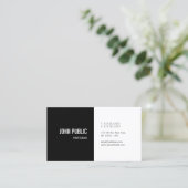 カスタムミニマモダンエレガントリストプロフェッショナル 名刺 (スタンド正面)