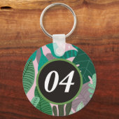 カスタムミニマモダンリストのキーチェーン キーホルダー (正面)