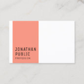 カスタムミニマモダンリストエレガントテンプレートトレンディー 名刺 (正面)