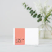 カスタムミニマモダンリストエレガントテンプレートトレンディー 名刺 (スタンド正面)