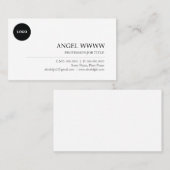 カスタムミニマモダンリストプロフェッショナル平野 名刺 (正面/裏面)