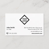 カスタムミニマモダンリスト 名刺 (正面)