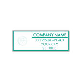 カスタムミニマモダンリストBlue Office セルフインキングスタンプ (デザイン)