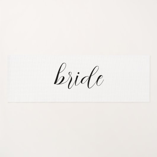 カスタムミニマリストのスクリプ結婚ト名 ヨガマット (正面(横))