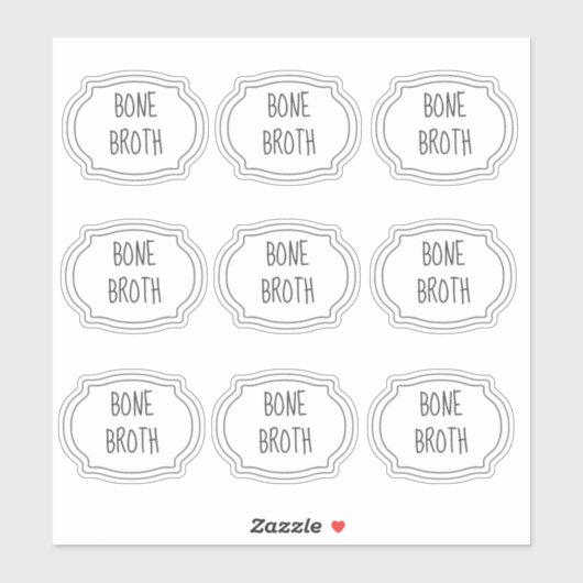 カスタムミニマリストファームハウスキャニングラベル シール (シート)