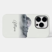 カスタムミニマリスト山タフiPhone for Women Case-Mate iPhoneケース (裏面 (横))