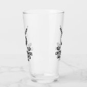 カスタムミニマルなゴルフクラブロゴデザイン タンブラーグラス (左)