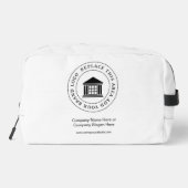 カスタムミニマルなシンプルビジネスロゴプロモーション ドップキット (裏面)