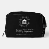 カスタムミニマルなシンプルビジネスロゴプロモーション ドップキット (裏面)