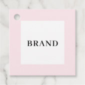 カスタムミニマルなビジネスブランド名割引 フェイバータグ (正面)