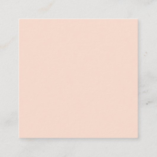 カスタムミニマルはっきりした会社ロモダンゴQRコード スクエア名刺 (裏面)