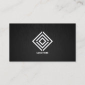 カスタムミニマルメタリック調モダンシンプル法 名刺 (正面)