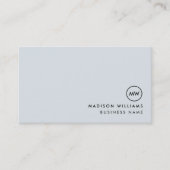 カスタムミニマルモノグラム名刺 名刺 (正面)