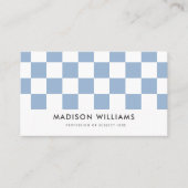 カスタムミニマルモノグラム名刺 名刺 (正面)