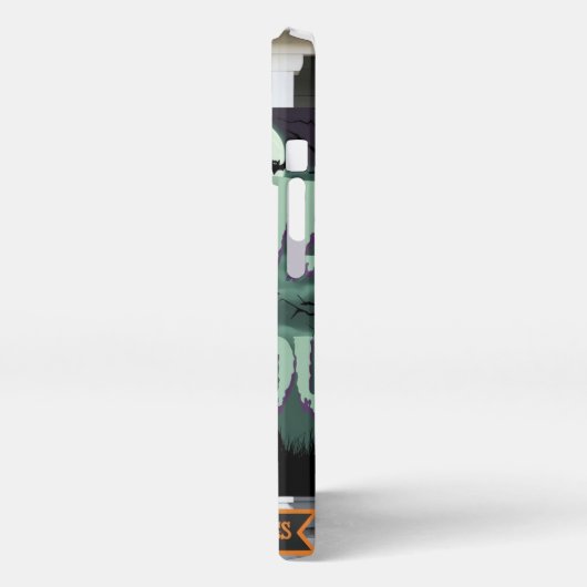 カスタムミニマル幾何学模様イニシャル電話ケース iPhoneケース (左側面)