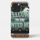 カスタムミニマル幾何学模様イニシャル電話ケース iPhoneケース (裏面)