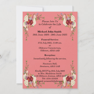 カスタムミニマル記念招待状カード 招待状