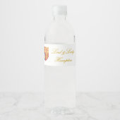 カスタムミニワインボトルラベル(2" x 3") ペットボトルラベル (正面)