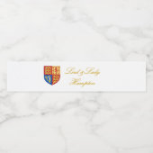 カスタムミニワインボトルラベル(2" x 3") ペットボトルラベル (シングルラベル)