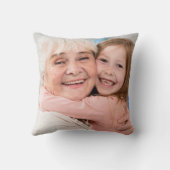 カスタムミミMessageフォトシックモダンマザーズデイ クッション (裏面)