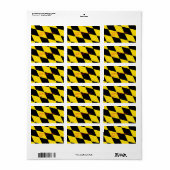 カスタムミュンヘン州旗とドイツのバイエルン州ラベル ラベル (フルシート)