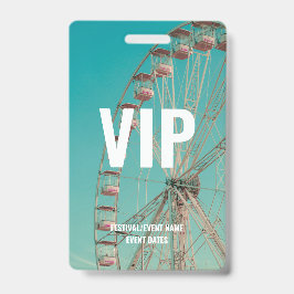 カスタムミュージックフェスティバルコンサートイベントアクセスVIP バッジ