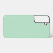 カスタムミントグリーンフォンケース SAMSUNG GALAXYケース (裏面横)