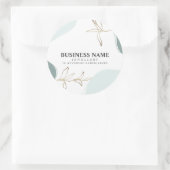 カスタムミント&モス製品パッケージ ラウンドシール (バッグ)