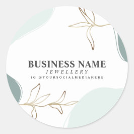 カスタムミント&モス製品パッケージ ラウンドシール