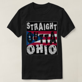 カスタムミームストレートアウトタオハイオ Tシャツ