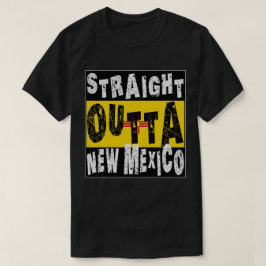 カスタムミームストレートアウトタニューメキシコ Tシャツ