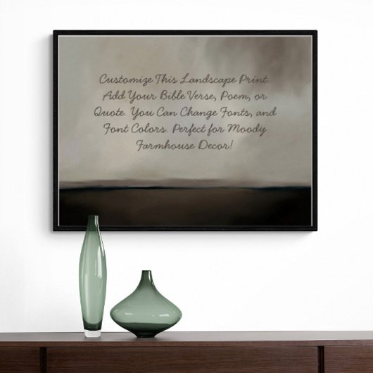 カスタムムーディファームハウス引用文、ことわざ、バイブル・バース ポスター
