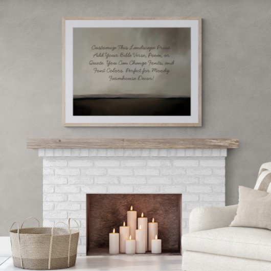 カスタムムーディファームハウス引用文、ことわざ、バイブル・バース ポスター