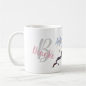 カスタムメかわいらしードマグ コーヒーマグカップ (左)