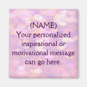 カスタムメやる気を起こさせるッセージ マグネット (正面)