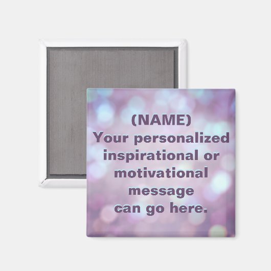 カスタムメやる気を起こさせるッセージ マグネット (正面/裏面)