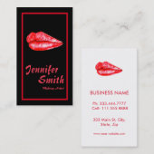 カスタムメイクアップアーティスト 名刺 (正面/裏面)