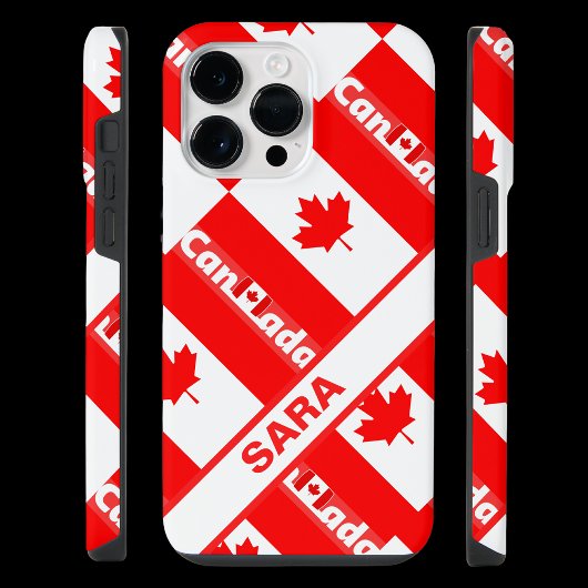 カスタムメイドのカナダ国旗 iPhoneケース
