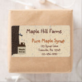 カスタムメイプルシロップ事業ラベル ラベル (インサイチュ)