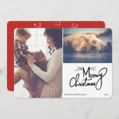 カスタムメオイクリスマス2写真 シーズンカード (正面/裏面)