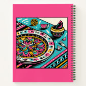 カスタムメキシコの表鮮やかライムレシピ本 ノートブック (裏面)