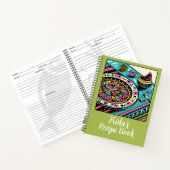 カスタムメキシコの表鮮やかライムレシピ本 ノートブック (内部)