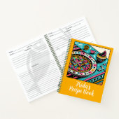 カスタムメキシコの表鮮やかライムレシピ本 ノートブック (内部)