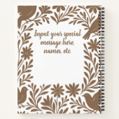 カスタムメキシコ人写真乙美レシピ本 ノートブック (裏面)